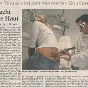 Tattoo Entfernung Dr. Kai Rezai Münster