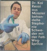 Fett Weg Spritze Praxis Dr. Kai Rezai Münster
